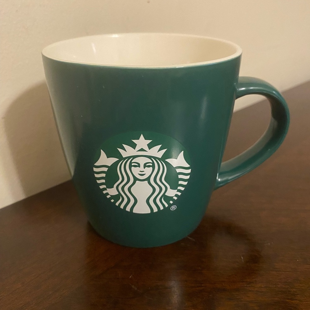 2020 Starbucks‎ Dark Green White Siren Logo 12 Ounce Mug